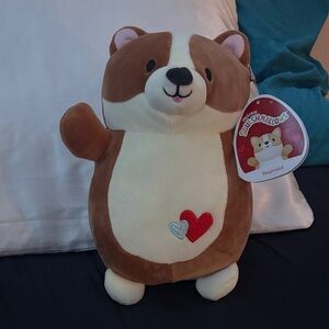 Squishmallows Valentine's Day Corgi